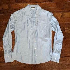 JCREW BLUE BUTTON DOWN XS